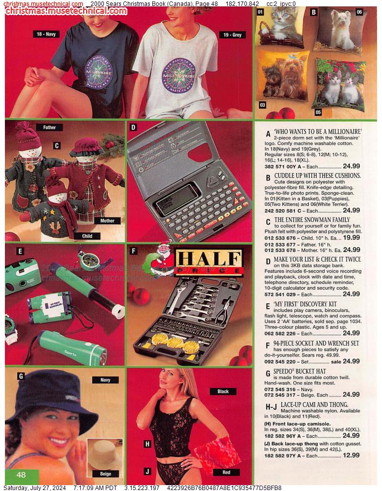 2000 Sears Christmas Book (Canada), Page 48