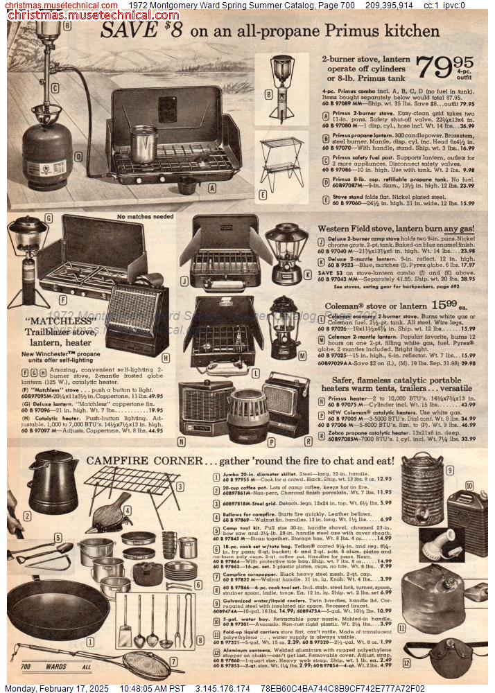 1972 Montgomery Ward Spring Summer Catalog, Page 700