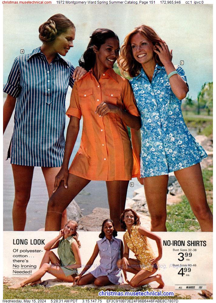 1972 Montgomery Ward Spring Summer Catalog, Page 151