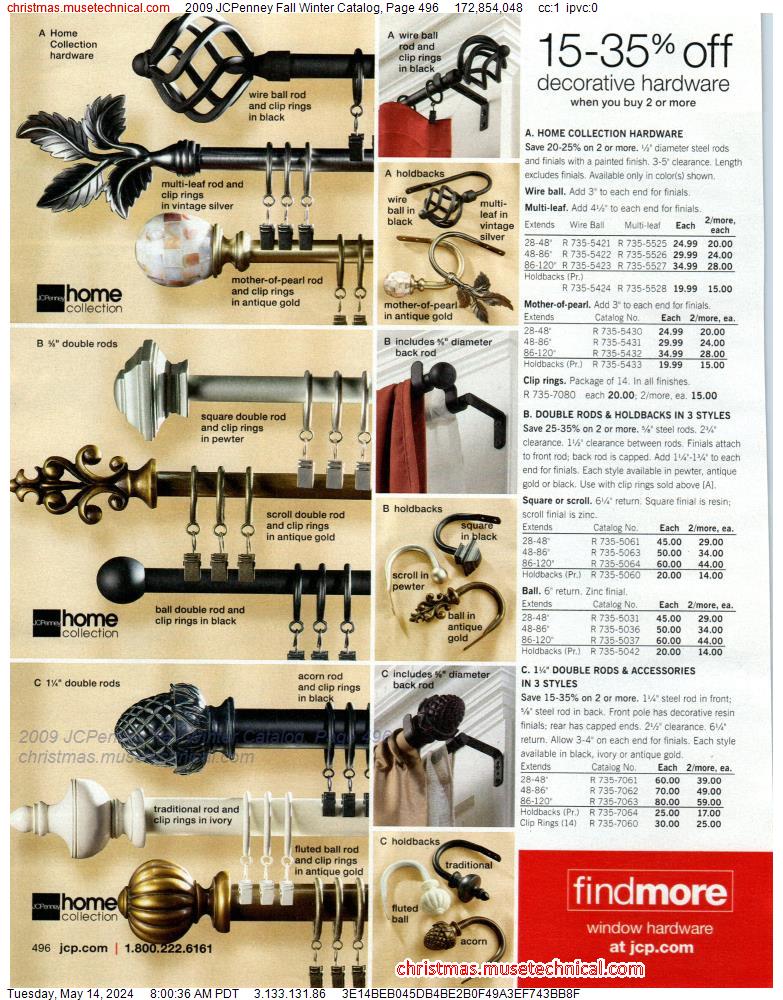2009 JCPenney Fall Winter Catalog, Page 496
