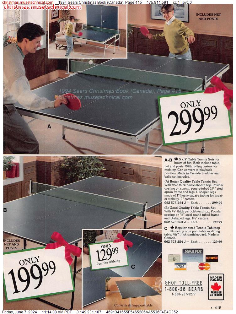 1994 Sears Christmas Book (Canada), Page 415