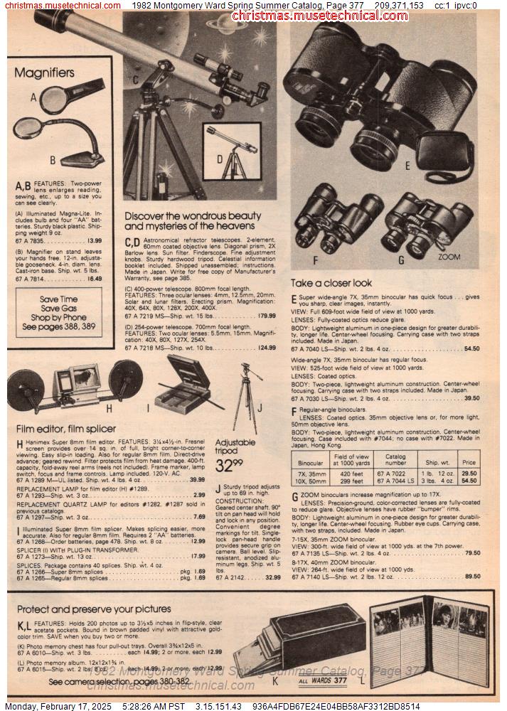 1982 Montgomery Ward Spring Summer Catalog, Page 377