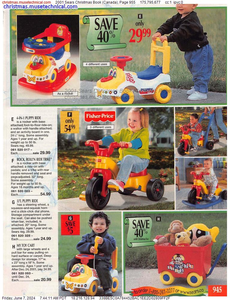 2001 Sears Christmas Book (Canada), Page 955