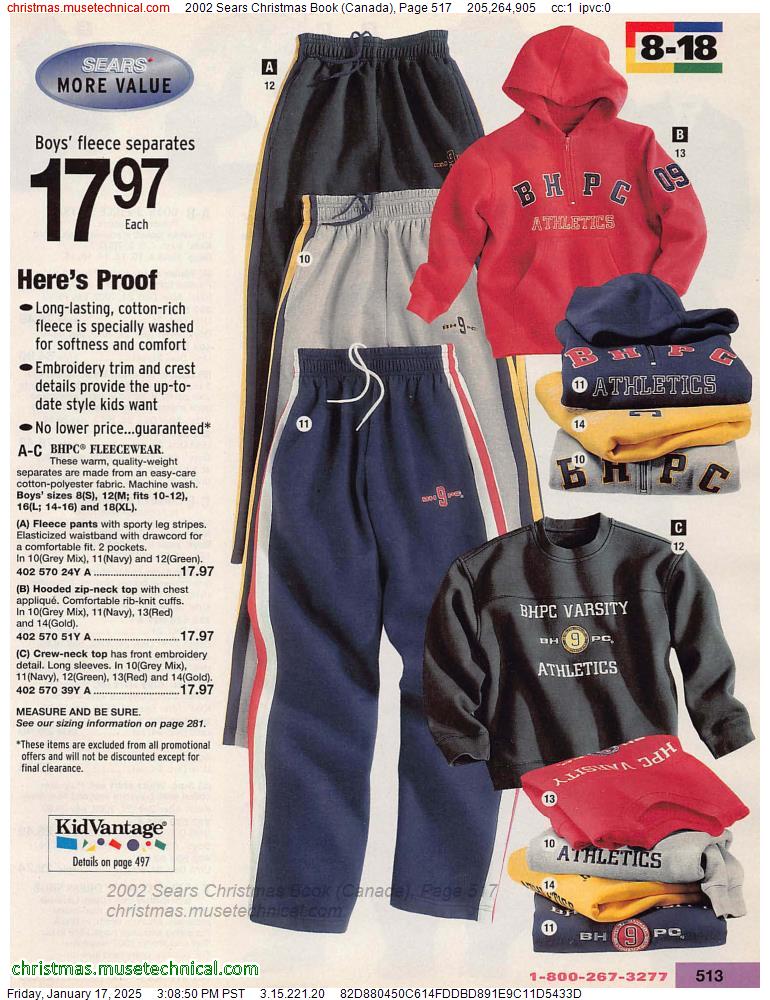 2002 Sears Christmas Book (Canada), Page 517