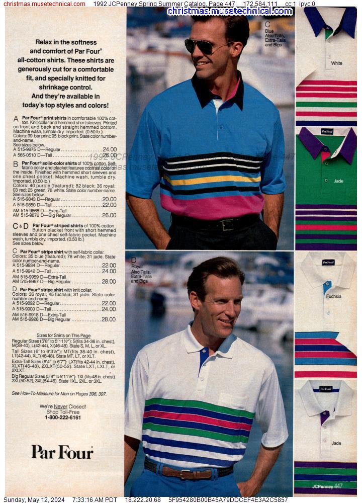 1992 JCPenney Spring Summer Catalog, Page 447