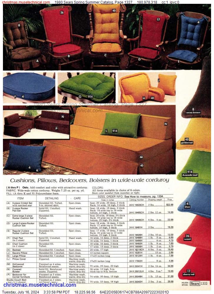 1980 Sears Spring Summer Catalog, Page 1327
