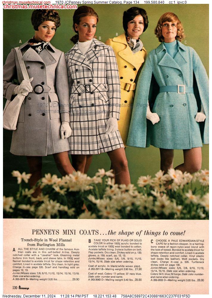 1970 JCPenney Spring Summer Catalog, Page 134