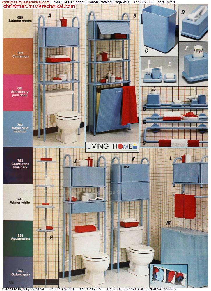 1987 Sears Spring Summer Catalog, Page 913