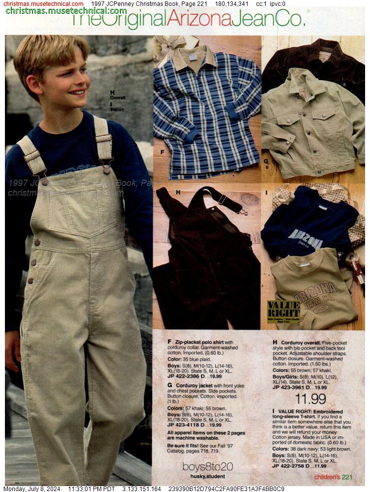 1997 JCPenney Christmas Book, Page 221