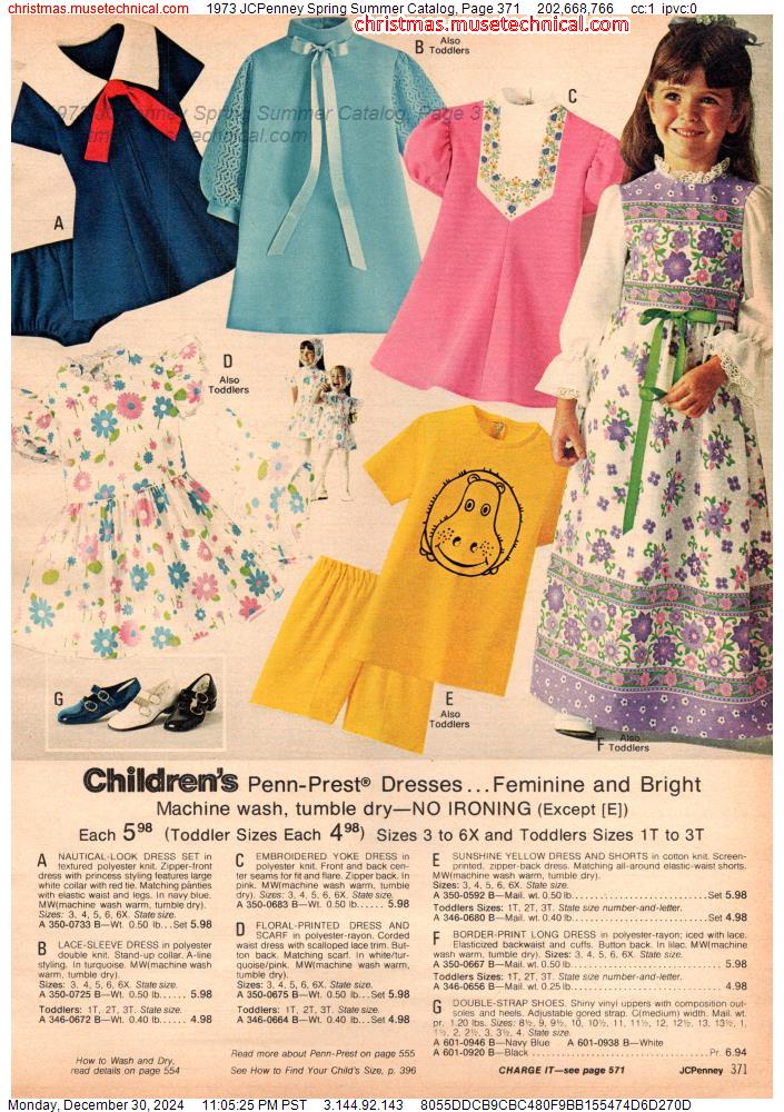 1973 JCPenney Spring Summer Catalog, Page 371