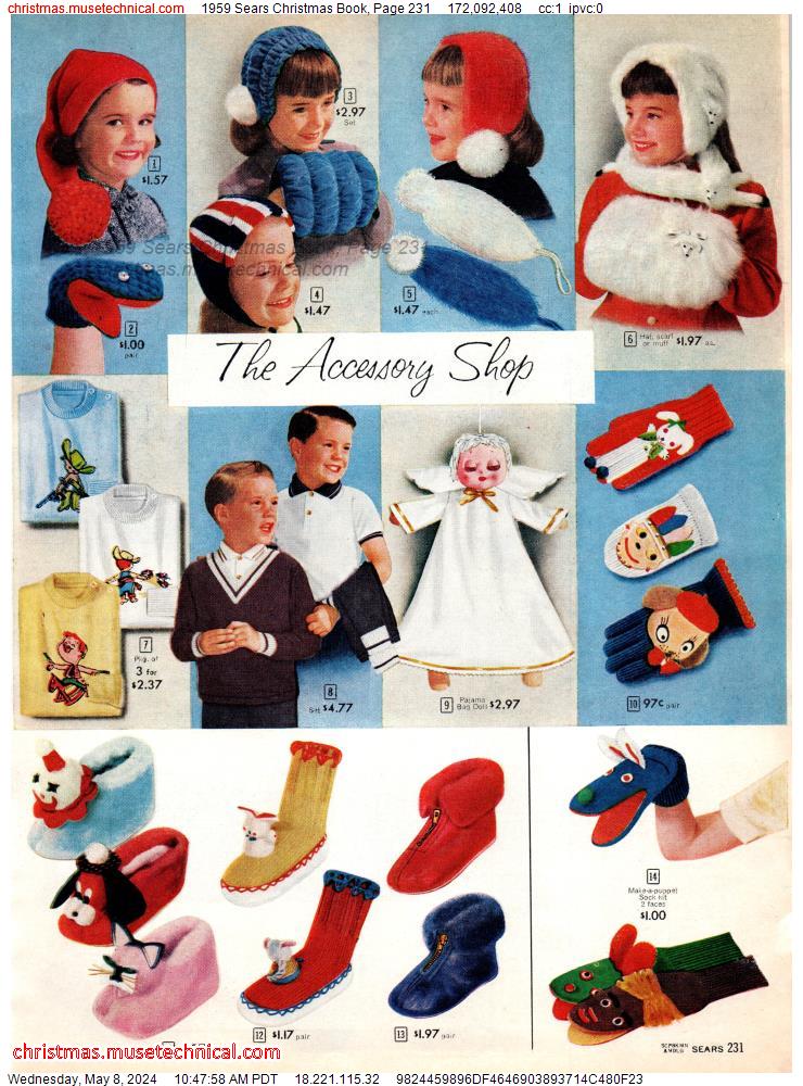 1959 Sears Christmas Book, Page 231
