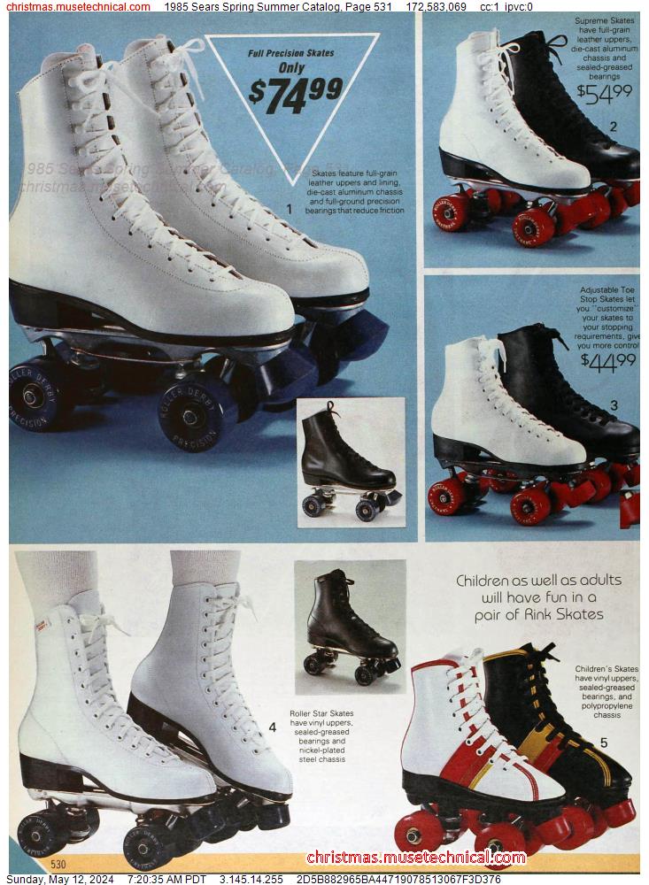 1985 Sears Spring Summer Catalog, Page 531