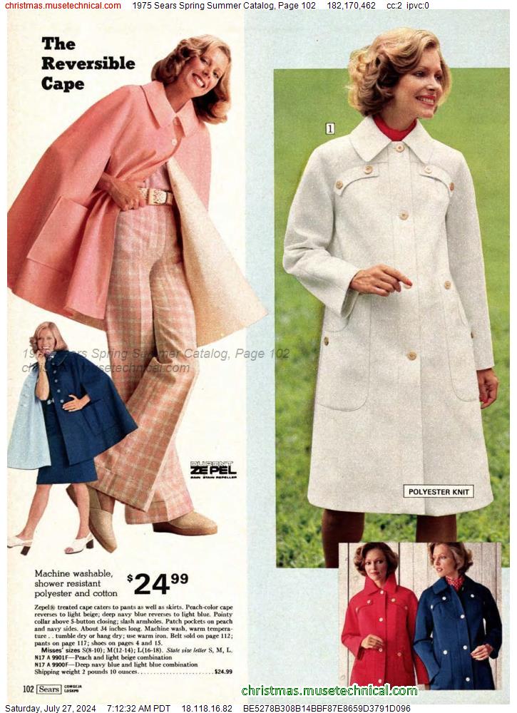 1975 Sears Spring Summer Catalog, Page 102