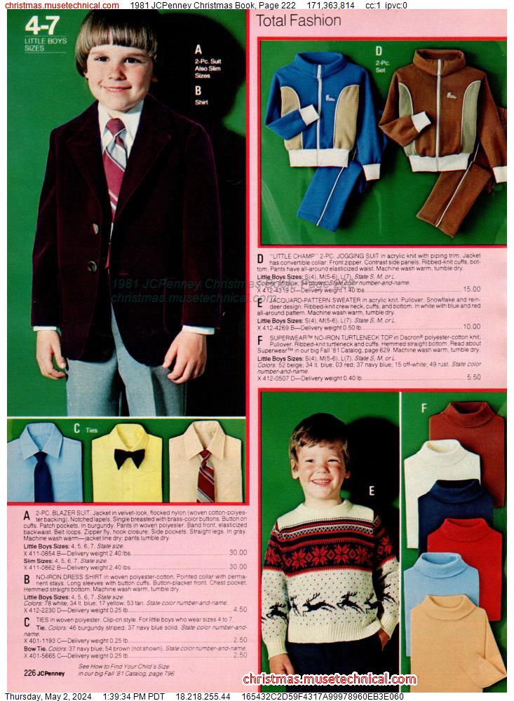 1981 JCPenney Christmas Book, Page 222