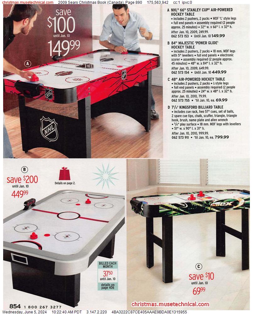 2009 Sears Christmas Book (Canada), Page 890