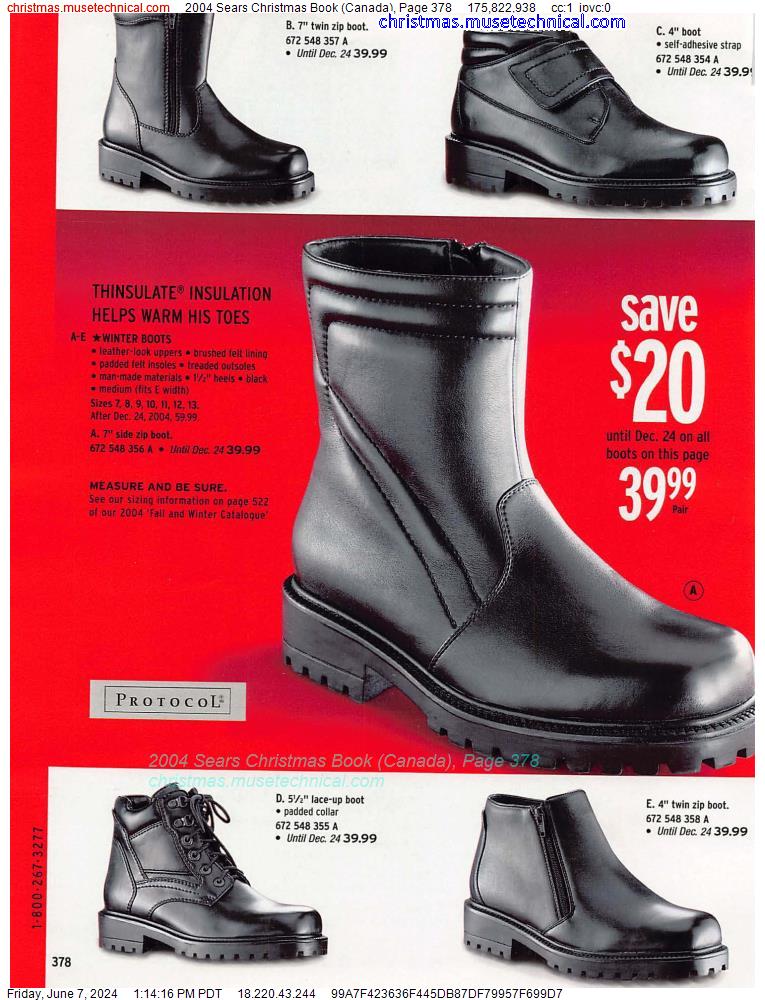 2004 Sears Christmas Book (Canada), Page 378