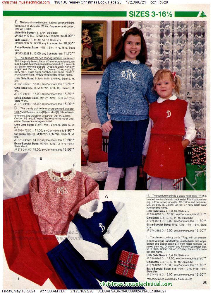 1987 JCPenney Christmas Book, Page 25
