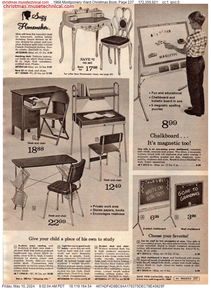1968 Montgomery Ward Christmas Book, Page 237