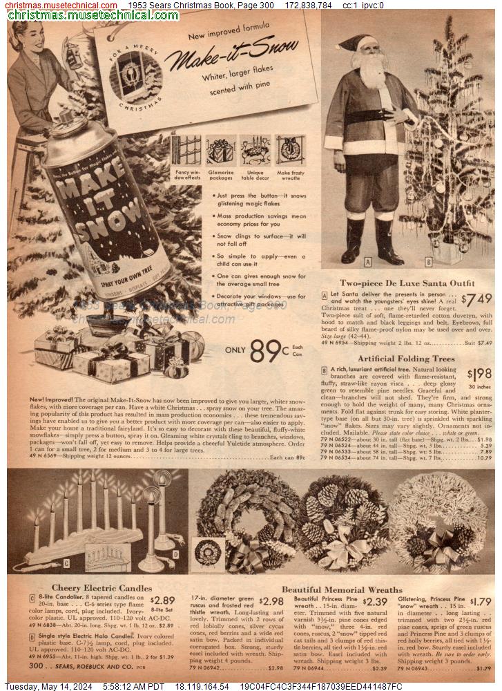 1953 Sears Christmas Book, Page 300