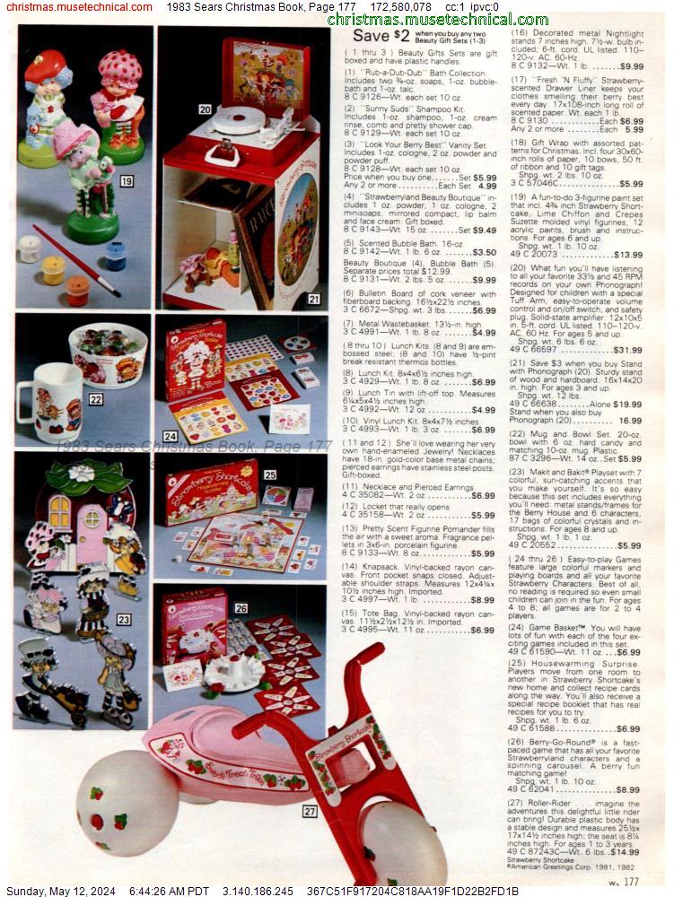 1983 Sears Christmas Book, Page 177