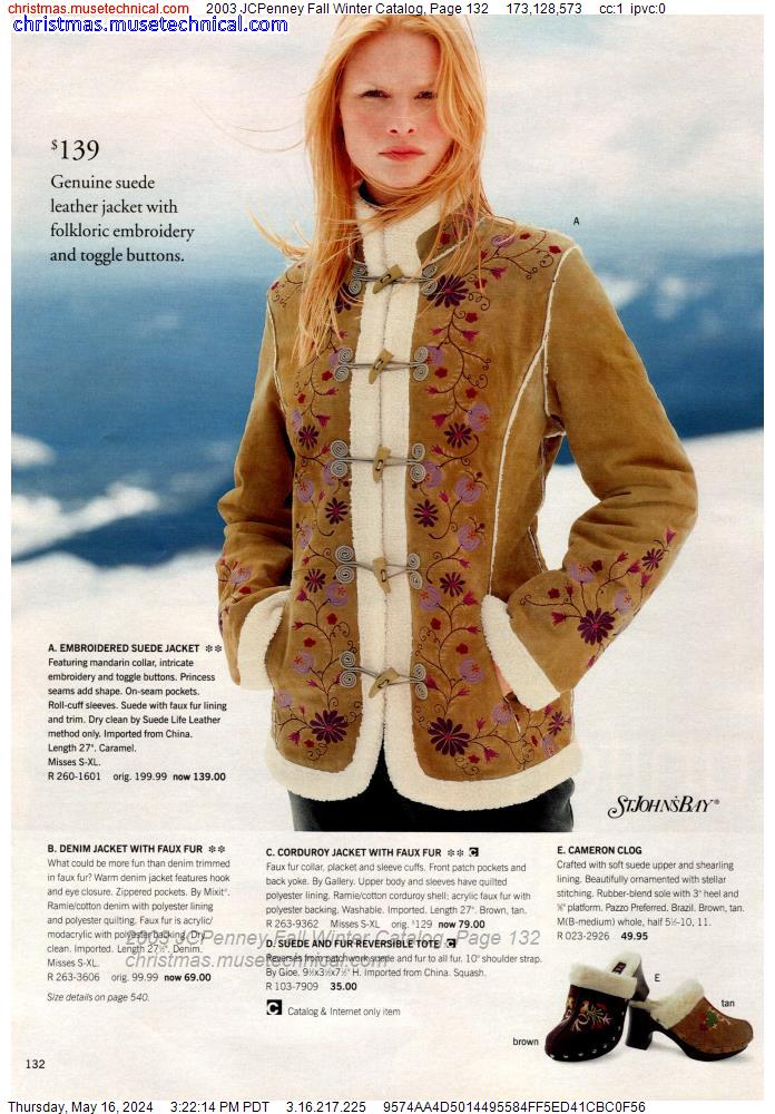 2003 JCPenney Fall Winter Catalog, Page 132