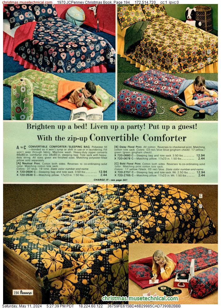 1970 JCPenney Christmas Book, Page 194