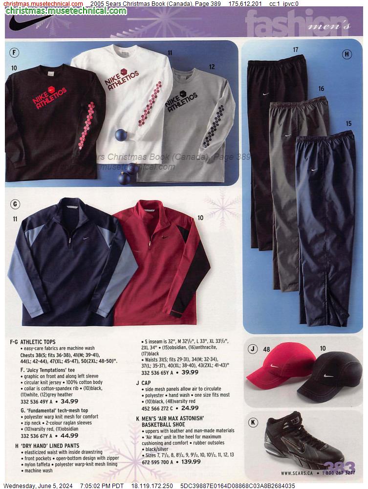 2005 Sears Christmas Book (Canada), Page 389