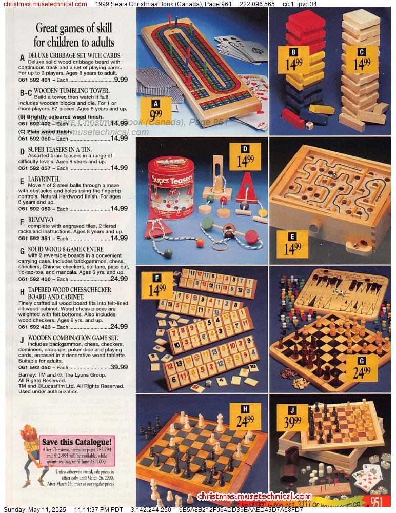 1999 Sears Christmas Book (Canada), Page 961