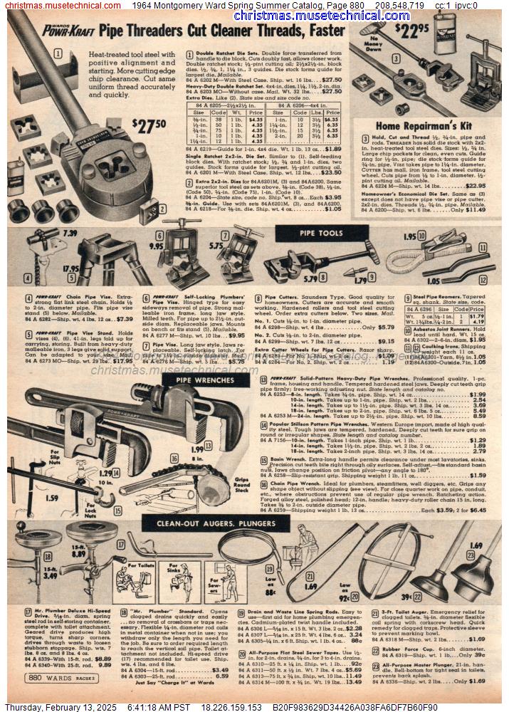 1964 Montgomery Ward Spring Summer Catalog, Page 880