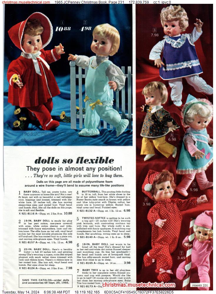 1965 JCPenney Christmas Book, Page 231