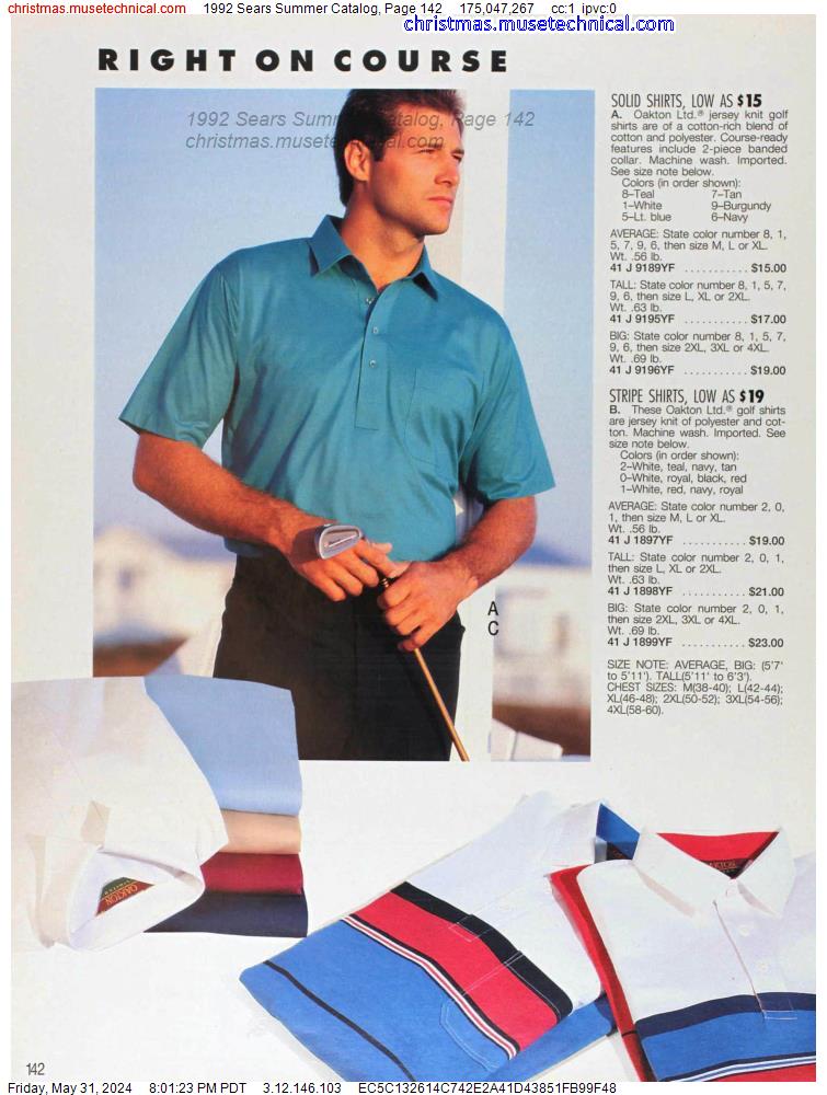 1992 Sears Summer Catalog, Page 142