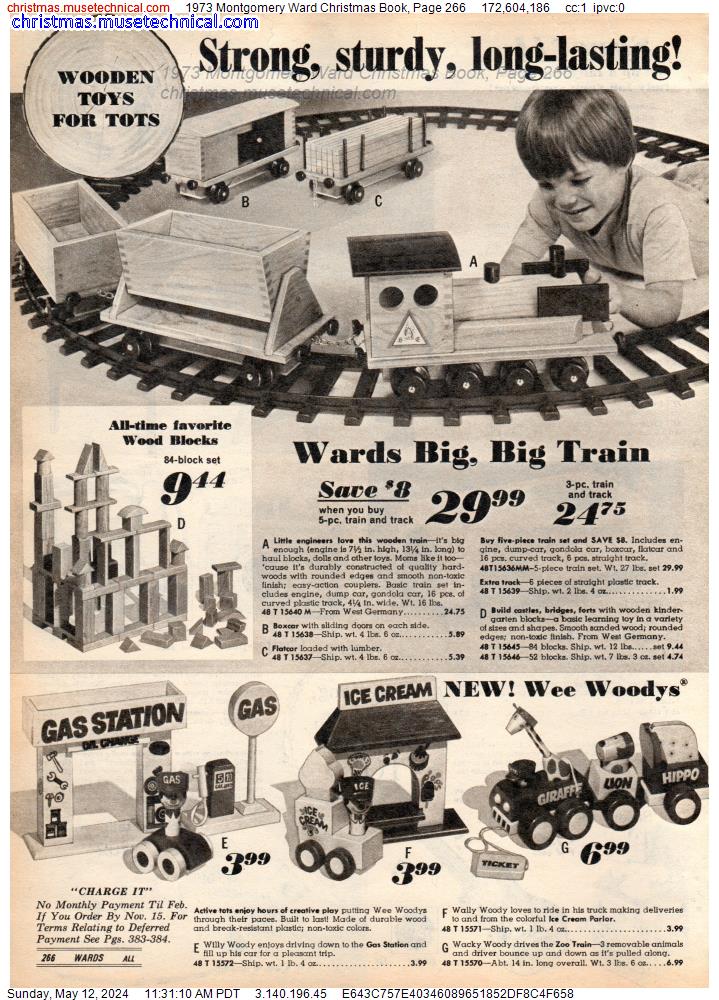 1973 Montgomery Ward Christmas Book, Page 266