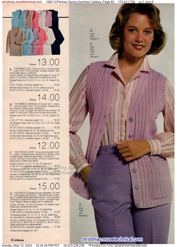 1982 JCPenney Spring Summer Catalog, Page 60