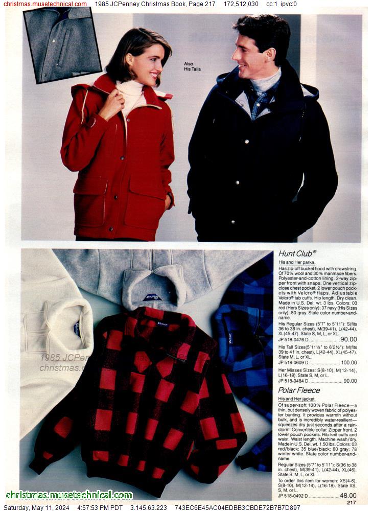 1985 JCPenney Christmas Book, Page 217