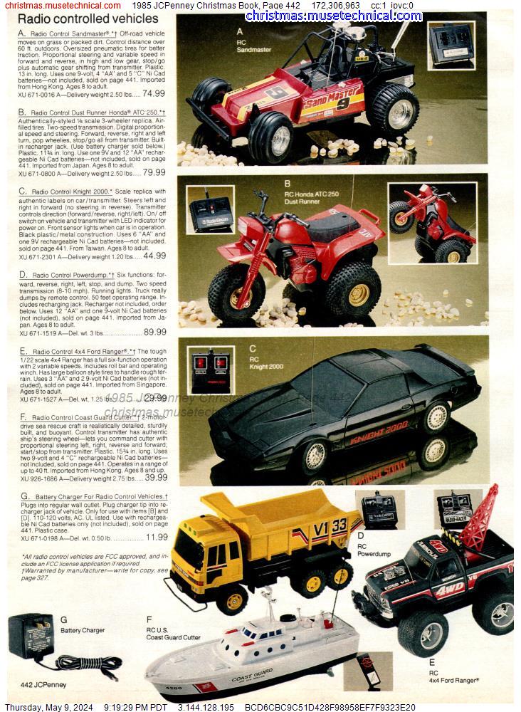1985 JCPenney Christmas Book, Page 442