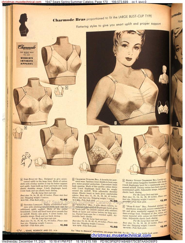 1947 Sears Spring Summer Catalog, Page 170