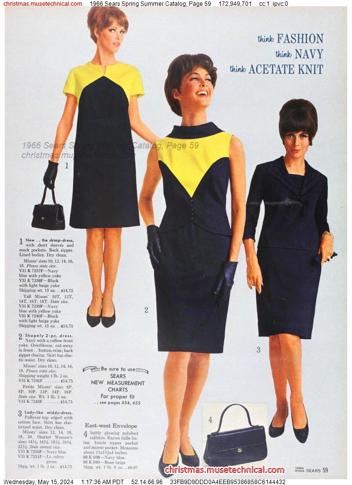 1966 Sears Spring Summer Catalog, Page 59