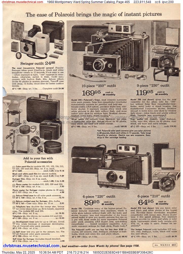 1968 Montgomery Ward Spring Summer Catalog, Page 465