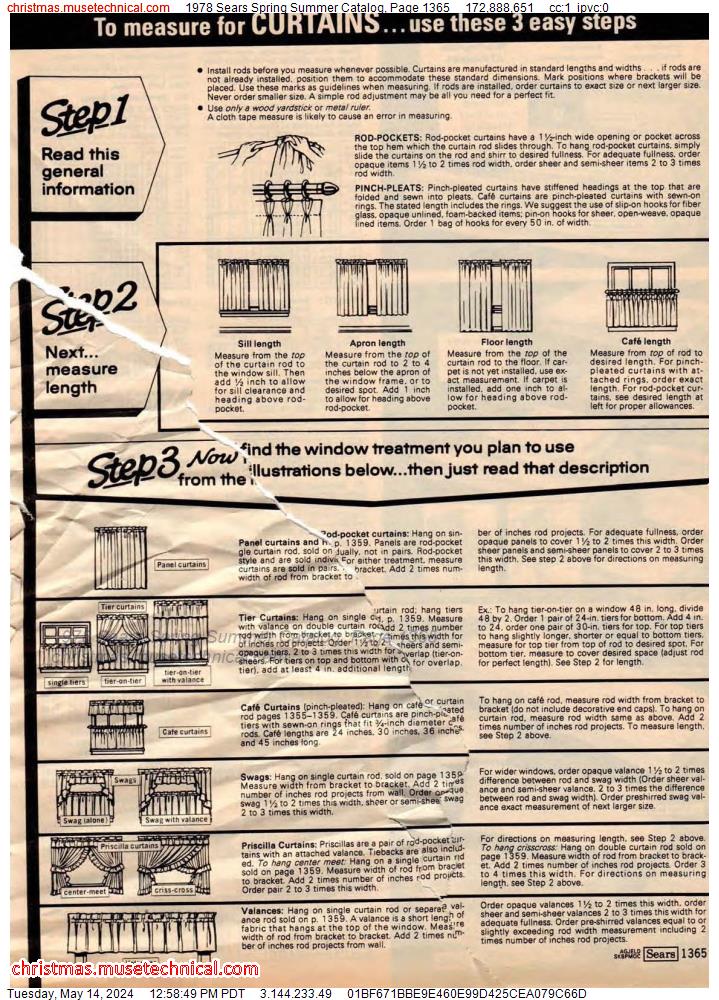 1978 Sears Spring Summer Catalog, Page 1365