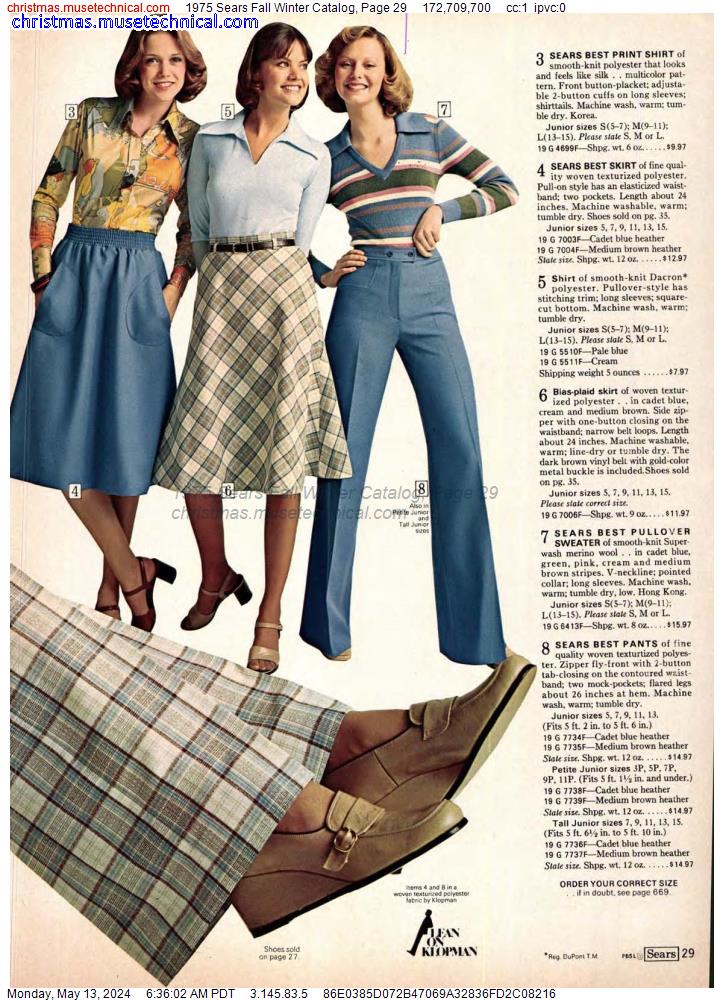 1975 Sears Fall Winter Catalog, Page 29