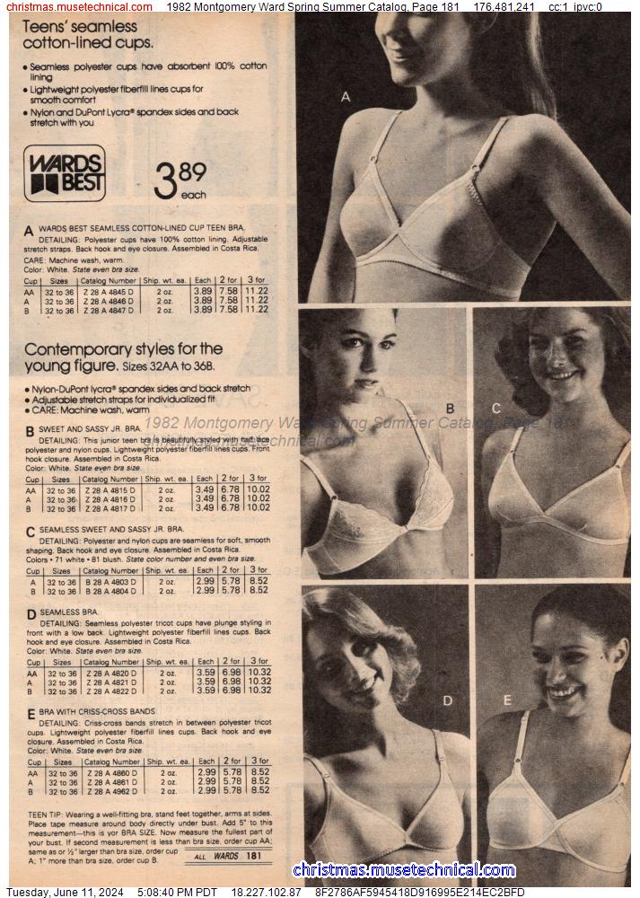 1982 Montgomery Ward Spring Summer Catalog, Page 181
