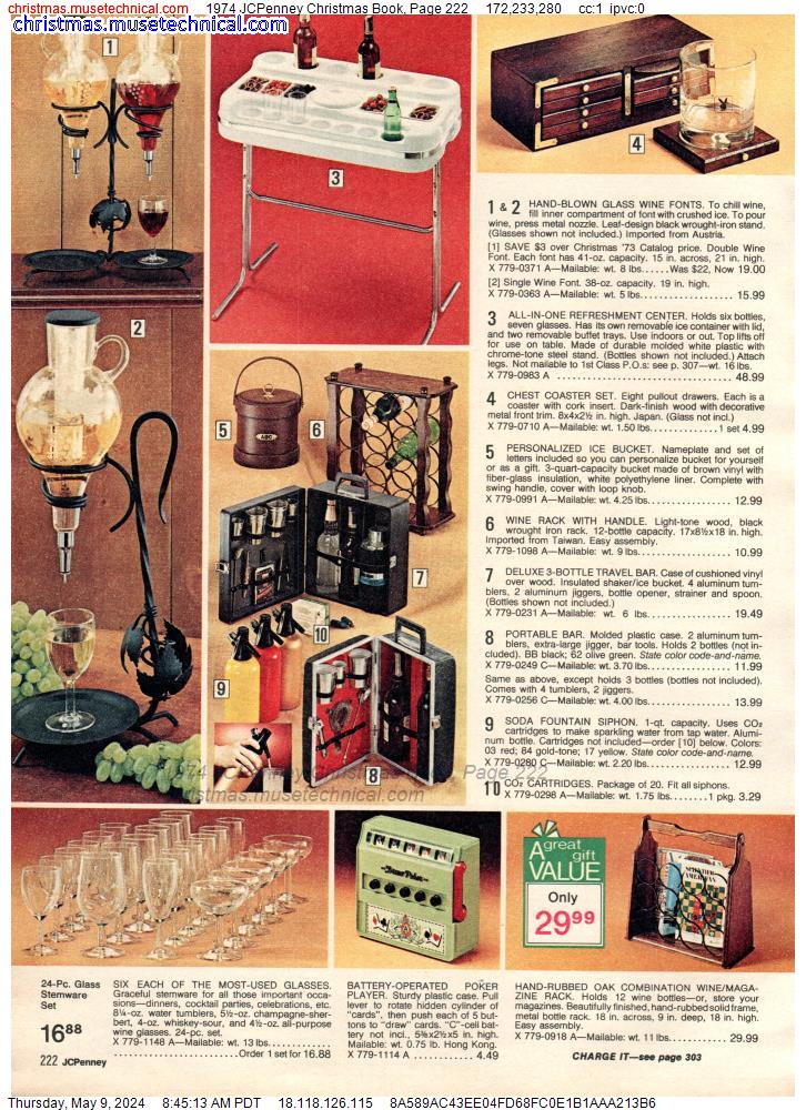 1974 JCPenney Christmas Book, Page 222