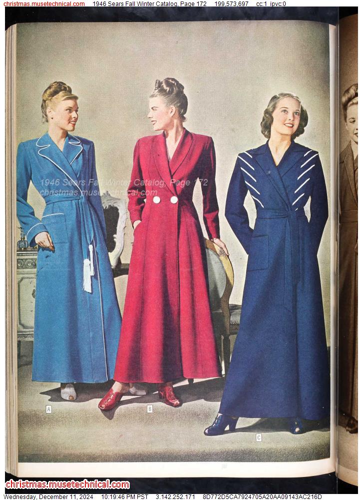 1946 Sears Fall Winter Catalog, Page 172