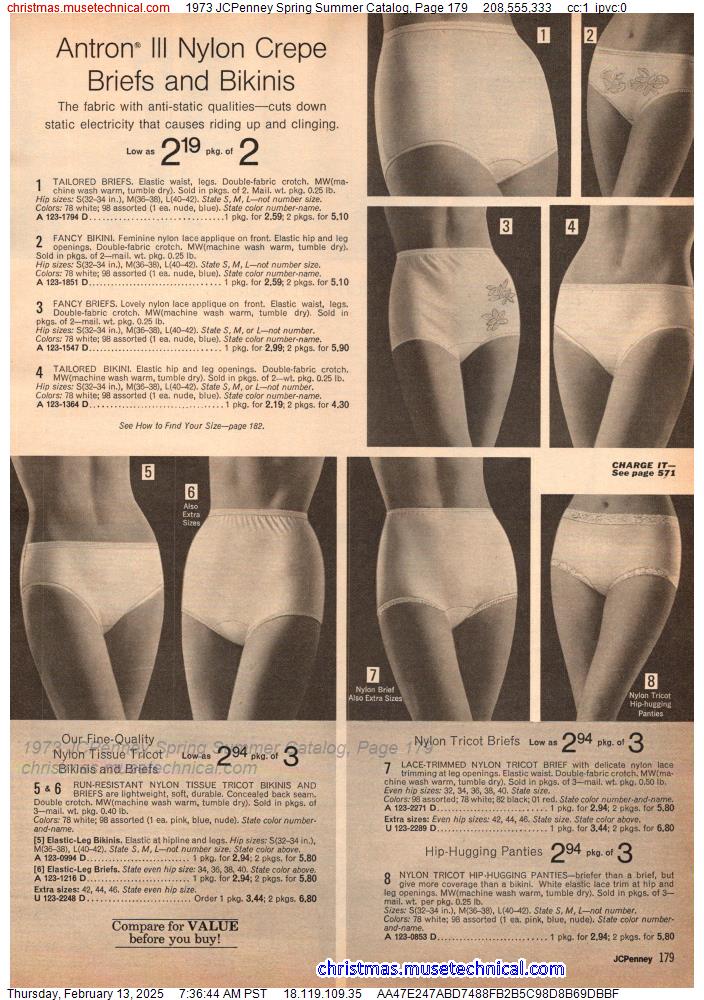 1973 JCPenney Spring Summer Catalog, Page 179