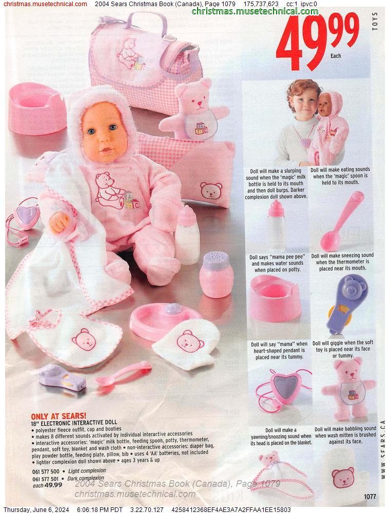 2004 Sears Christmas Book (Canada), Page 1079