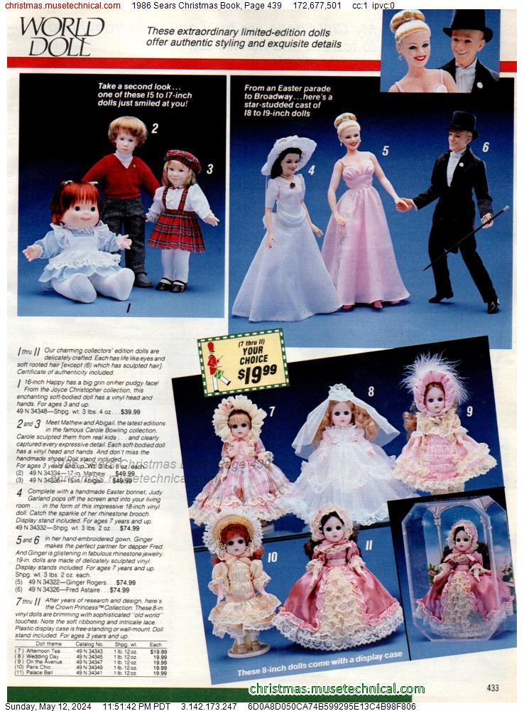 1986 Sears Christmas Book, Page 439