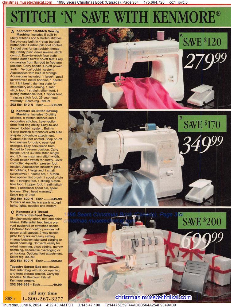 1996 Sears Christmas Book (Canada), Page 364