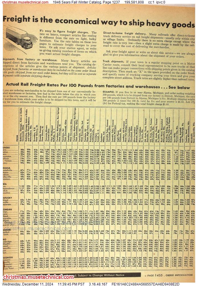 1946 Sears Fall Winter Catalog, Page 1237