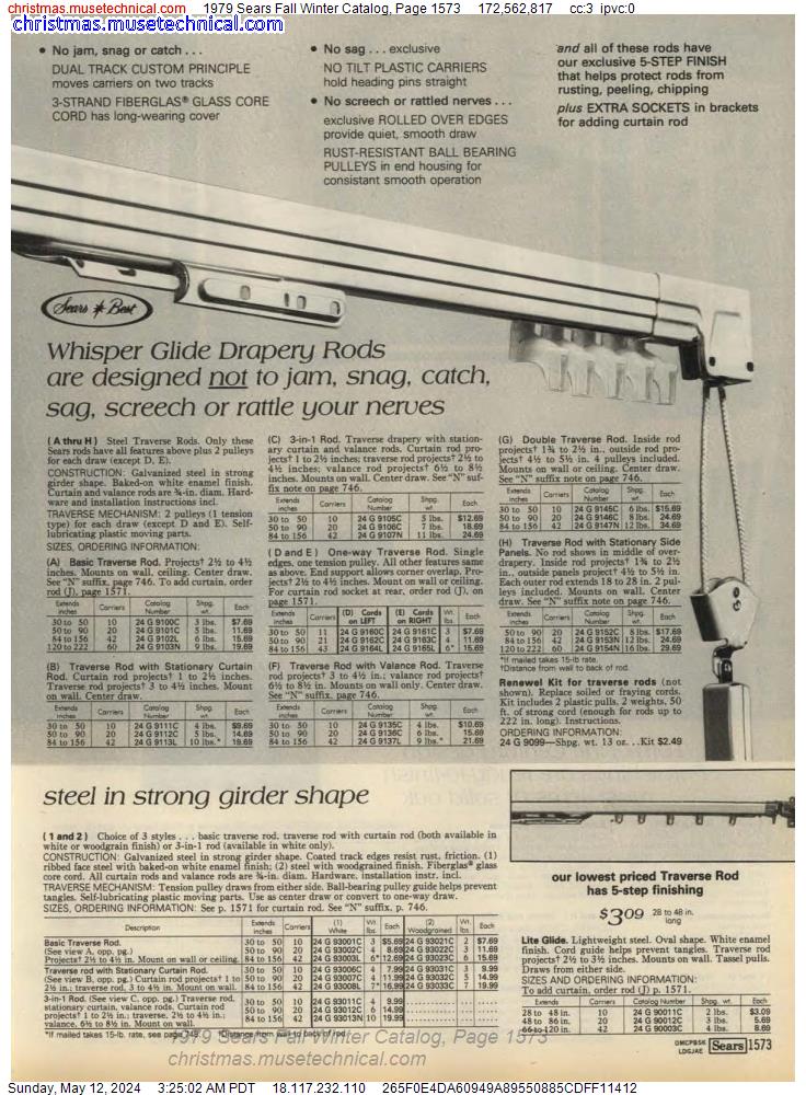 1979 Sears Fall Winter Catalog, Page 1573