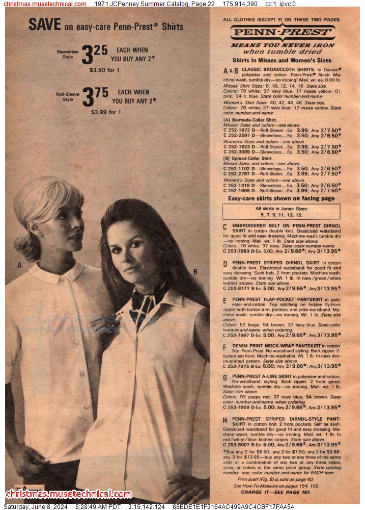1971 JCPenney Summer Catalog, Page 22